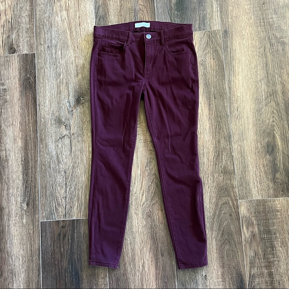 Loft 4P Maroon Jeggings